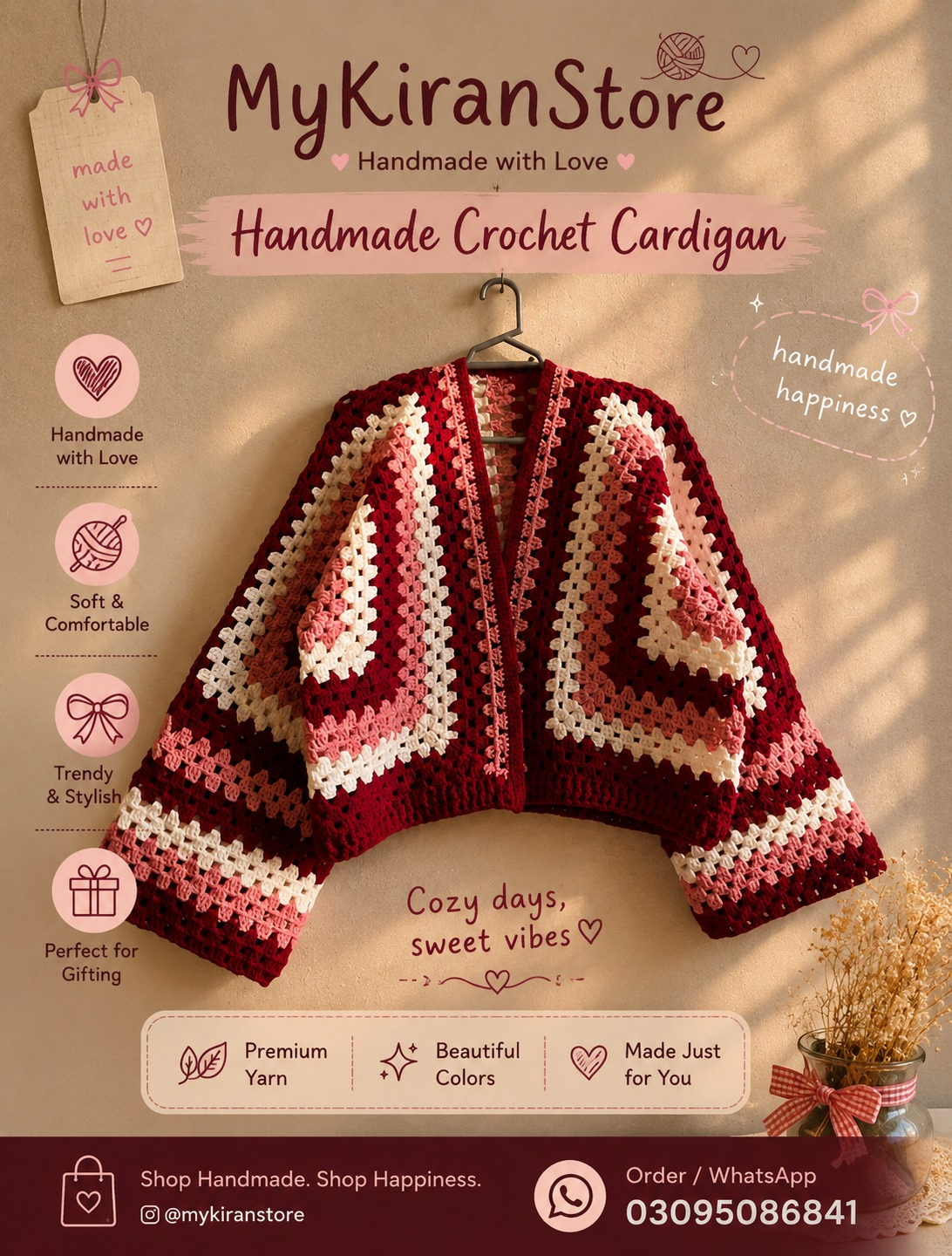 Crochet cardigan