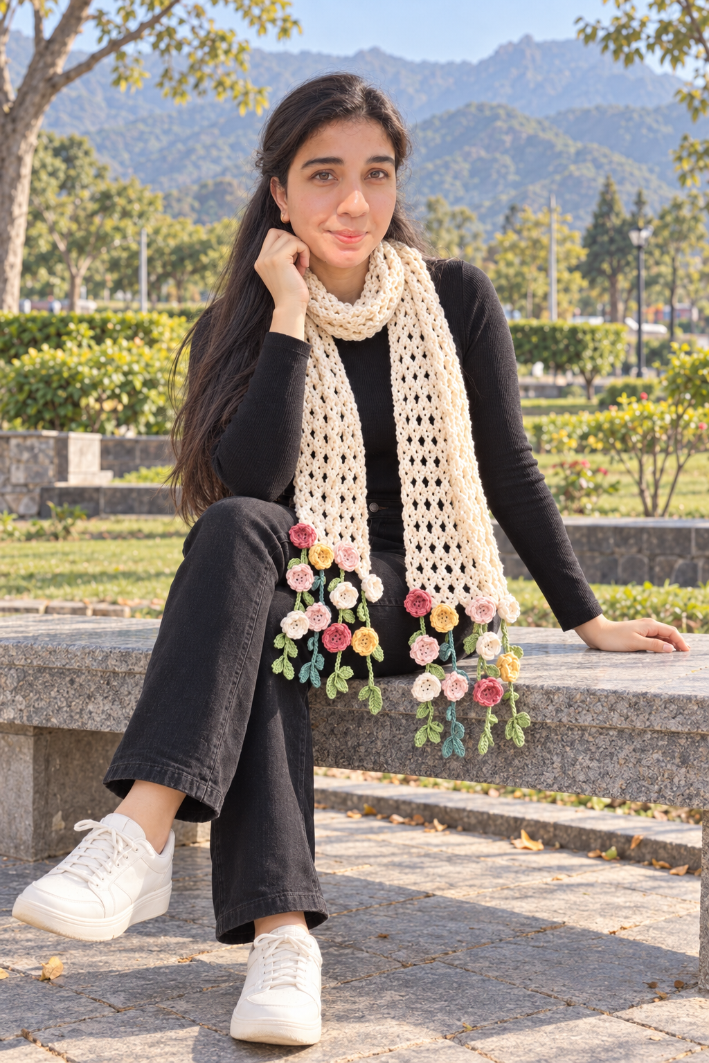 Handmade Crochet Scarves view 6