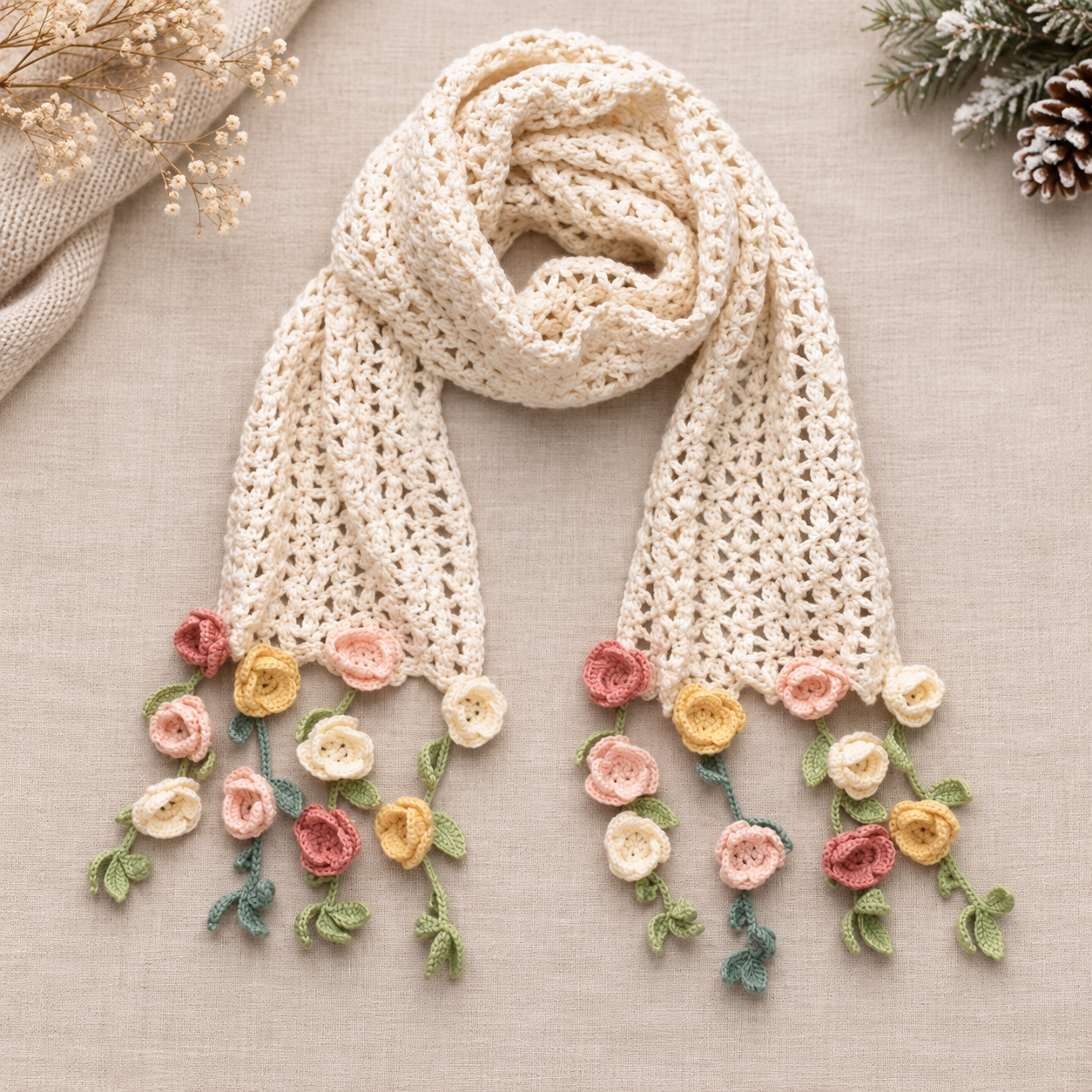 Handmade Crochet Scarves view 3